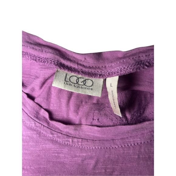 Logo Lori Goldstein L 3D beaded tunic tshirt - Picture 7 of 9